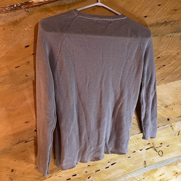 Eileen Fischer long sleeve top in grey size small - Picture 3 of 3
